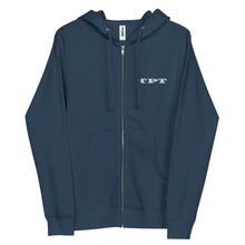 Load image into Gallery viewer, TPT Logo Unisex fleece zip up hoodie - Image #3