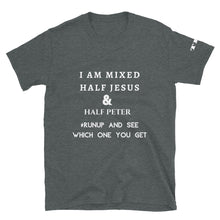 Load image into Gallery viewer, Half Jesus Half Peter Short-Sleeve Unisex T-Shirt