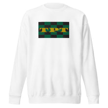 Load image into Gallery viewer, Embroidered Gold TPT Box Logo Unisex Premium Sweatshirt
